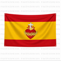 Spanish Carlist Sacred Heart Flag (1936)